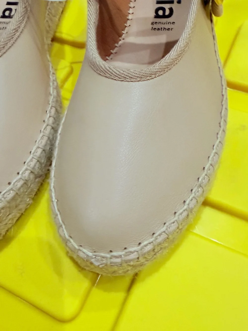 Jutelia  Espadrilles Nude  - Genuine Leather